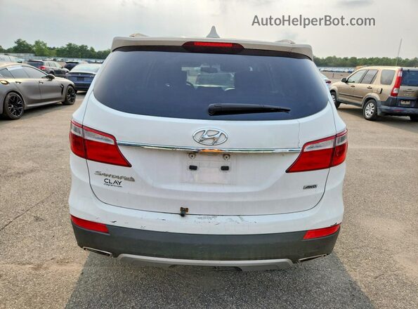 KM8SMDHF9GU152998 2016 HYUNDAI SANTA White Widok z tyłu