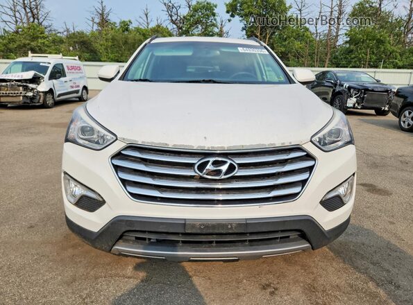KM8SMDHF9GU152998 2016 HYUNDAI SANTA White Widok z przodu