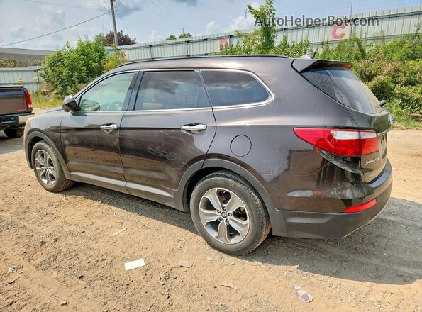 KM8SMDHF9GU159742 2016 HYUNDAI SANTA Коричневый Задняя левая четверть