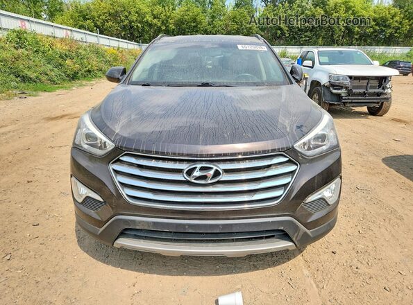 KM8SMDHF9GU159742 2016 HYUNDAI SANTA Коричневый Вид спереди
