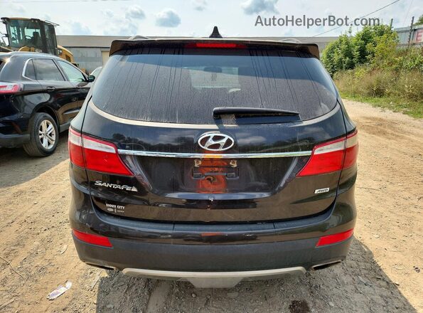 KM8SMDHF9GU159742 2016 HYUNDAI SANTA Коричневый Вид сзади
