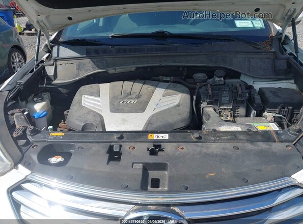 KM8SMDHFXGU151729 2016 HYUNDAI SANTA FE Белый Вид сзади