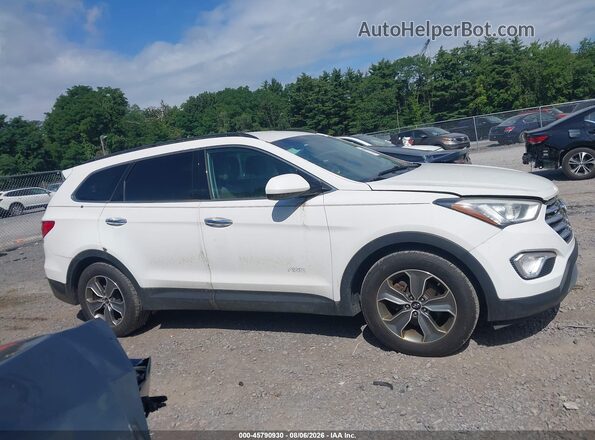 KM8SMDHFXGU151729 2016 HYUNDAI SANTA FE Белый Вид задней части салона