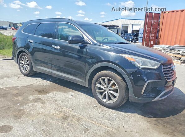 KM8SMDHFXHU220324 2017 HYUNDAI SANTA Black წინა მარჯვენა