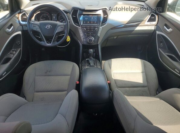 KM8SMDHFXHU220324 2017 HYUNDAI SANTA Black წინა პანელის ხედი