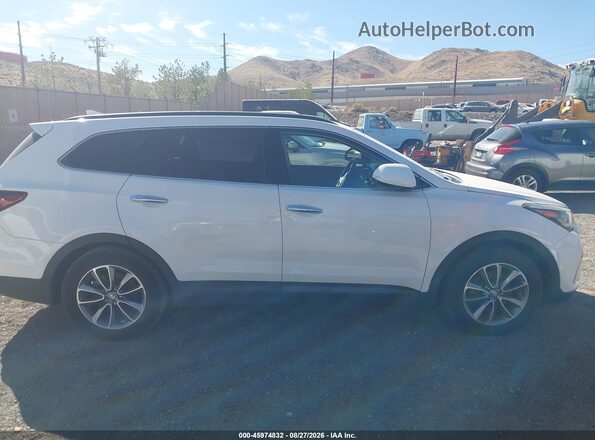 KM8SMDHFXJU269691 2018 HYUNDAI SANTA FE White Widok wnętrza z tyłu