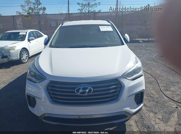 KM8SMDHFXJU269691 2018 HYUNDAI SANTA FE White Widok zestawu wskaźników