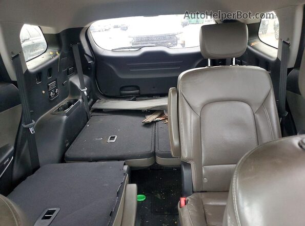 KM8SN4HF2HU191673 2017 HYUNDAI SANTA White Vista de los asientos traseros