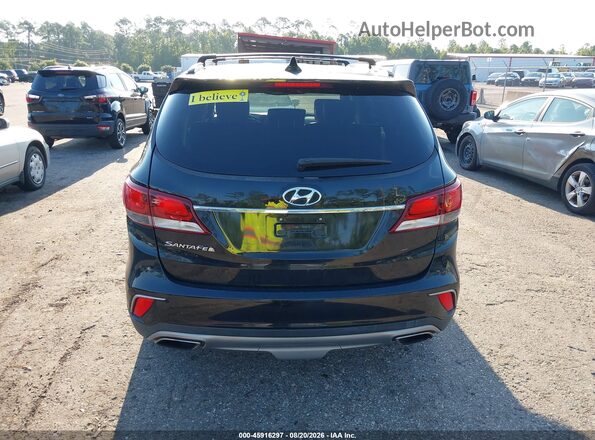KM8SN4HF2HU234246 2017 HYUNDAI SANTA FE Black 