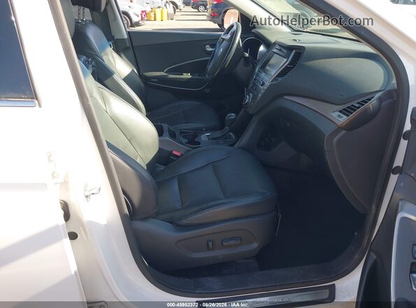 KM8SN4HF2JU289852 2018 HYUNDAI SANTA FE White Widok wnętrza z przodu
