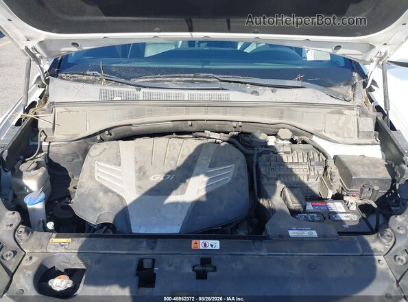 KM8SN4HF2JU289852 2018 HYUNDAI SANTA FE White Widok z tyłu
