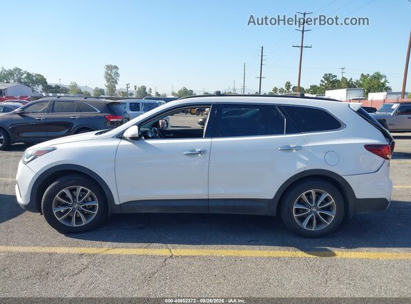 KM8SN4HF2JU289852 2018 HYUNDAI SANTA FE White Widok wnętrza 360 stopni