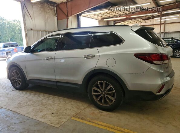 KM8SN4HF3KU306076 2019 HYUNDAI SANTA Silver Задня ліва чверть