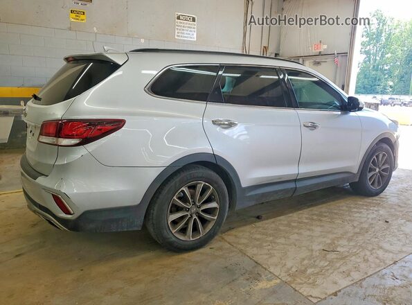 KM8SN4HF3KU306076 2019 HYUNDAI SANTA Silver Задня права чверть