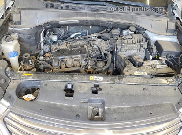 KM8SN4HF3KU306076 2019 HYUNDAI SANTA Silver Вид підкапотного простору