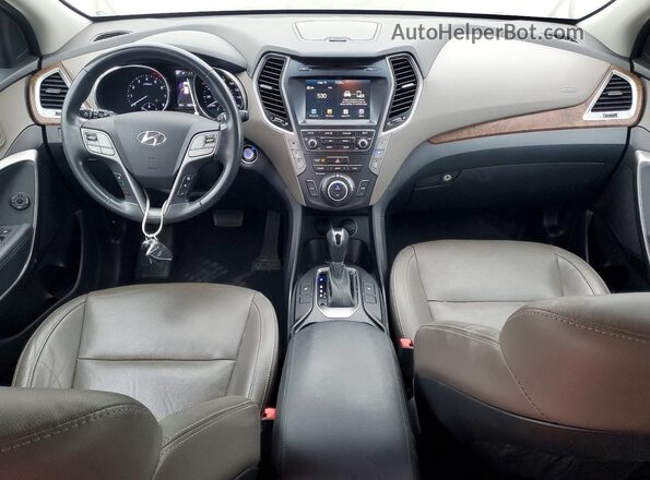 KM8SN4HFXJU264228 2018 HYUNDAI SANTA Silver Вид панелі приладів