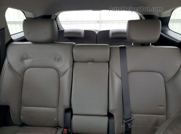 KM8SN4HFXJU264228 2018 HYUNDAI SANTA Silver Вид задніх сидінь