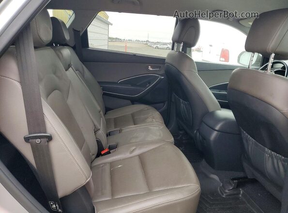 KM8SN4HFXJU264228 2018 HYUNDAI SANTA Silver Вид задньої частини салону