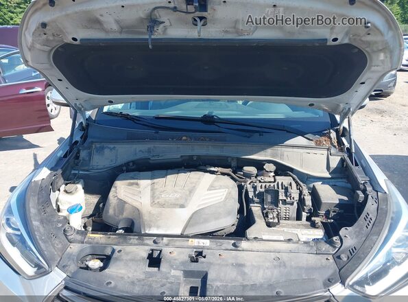 KM8SNDHF3HU206777 2017 HYUNDAI SANTA FE Серебряный Вид сзади