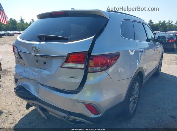 KM8SNDHF3HU206777 2017 HYUNDAI SANTA FE Серебряный 