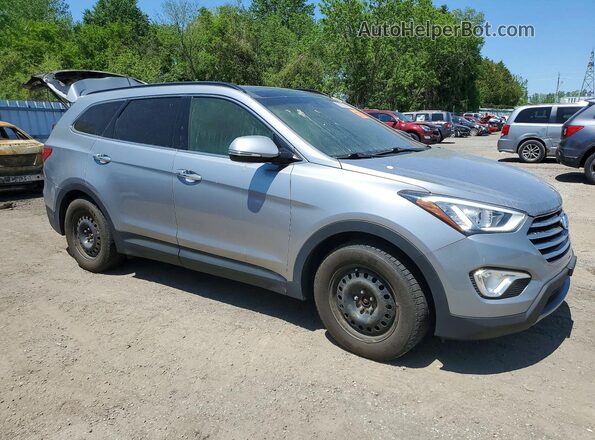 KM8SNDHF5GU159508 2016 HYUNDAI SANTA Серебряный Передняя правая четверть