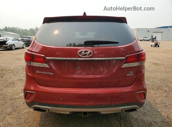 KM8SNDHF7HU172908 2017 HYUNDAI SANTA Red Rear view