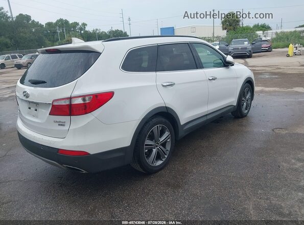 KM8SR4HF0GU132284 2016 HYUNDAI SANTA FE White Rear right