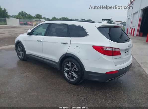 KM8SR4HF0GU132284 2016 HYUNDAI SANTA FE White Rear left