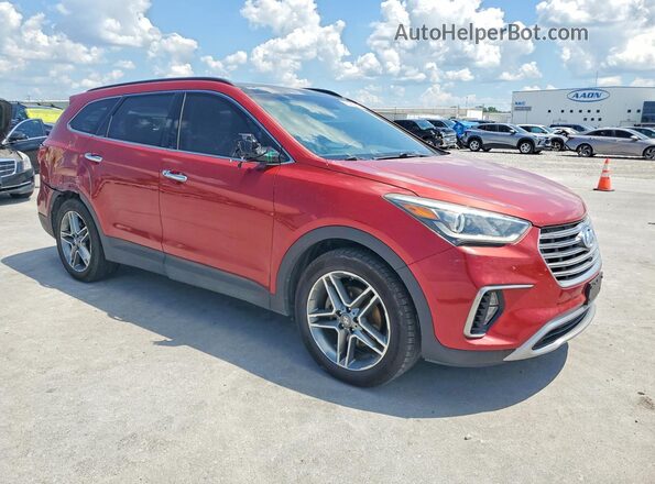 KM8SR4HF2HU196683 2017 HYUNDAI SANTA Red წინა მარჯვენა