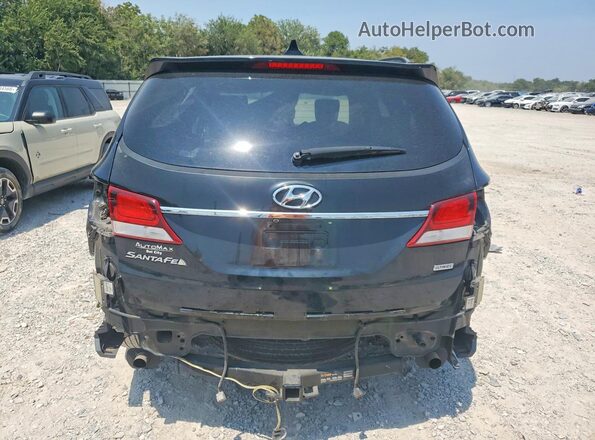 KM8SR4HF2HU254260 2017 HYUNDAI SANTA Черный Вид сзади