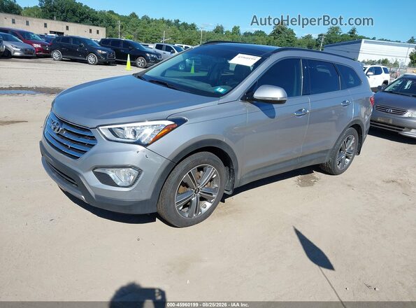 KM8SR4HF3GU159642 2016 HYUNDAI SANTA FE Silver Առջևի ձախ երեք քառորդ տեսարան