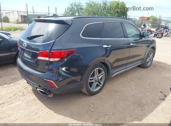 KM8SR4HF3HU193369 2017 HYUNDAI SANTA FE Gray Հետևի աջ
