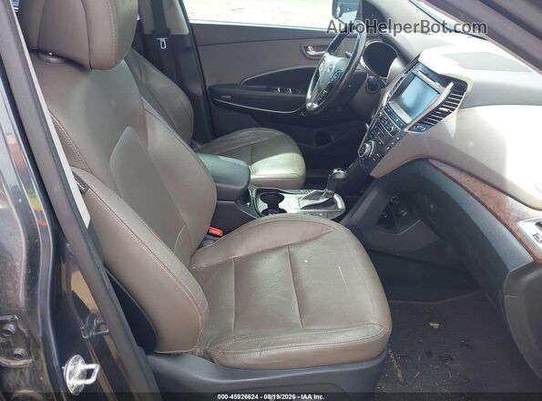 KM8SR4HF3HU193369 2017 HYUNDAI SANTA FE Gray Սալոնի դիմացի տեսք