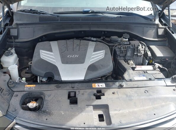 KM8SR4HF3HU193369 2017 HYUNDAI SANTA FE Gray Հետևի տեսք