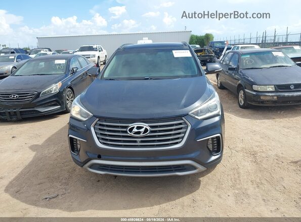KM8SR4HF3HU193369 2017 HYUNDAI SANTA FE Gray Սարքավորումների վահանակի տեսք