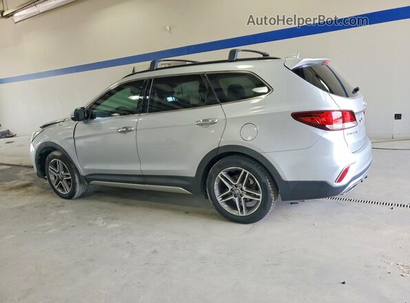KM8SR4HF3HU256860 2017 HYUNDAI SANTA Silver Հետևի ձախ