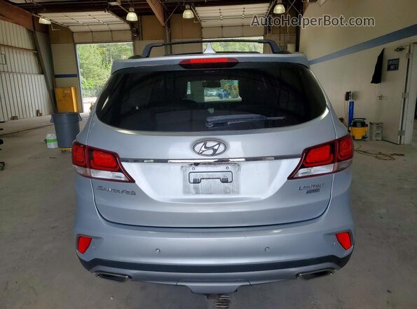 KM8SR4HF3HU256860 2017 HYUNDAI SANTA Silver Հետևի տեսք