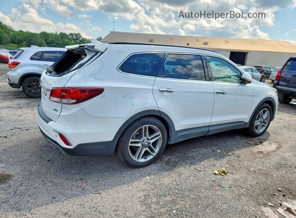 KM8SR4HF4HU229649 2017 HYUNDAI SANTA White Rear right
