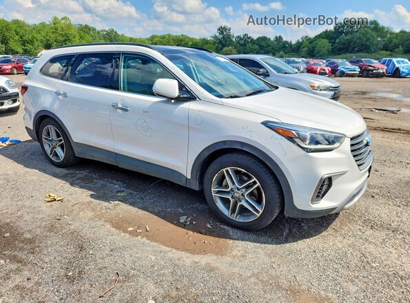 KM8SR4HF4HU229649 2017 HYUNDAI SANTA White Front right