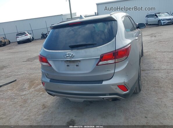 KM8SR4HF4JU273706 2018 HYUNDAI SANTA FE Gray 