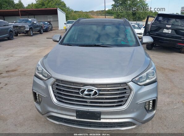 KM8SR4HF4JU273706 2018 HYUNDAI SANTA FE Gray Սարքավորումների վահանակի տեսք