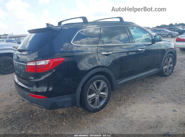 KM8SR4HF7GU135277 2016 HYUNDAI SANTA FE Black Tył prawy