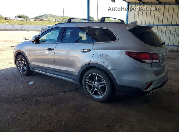 KM8SRDHF0HU180191 2017 HYUNDAI SANTA Gray Задня права чверть