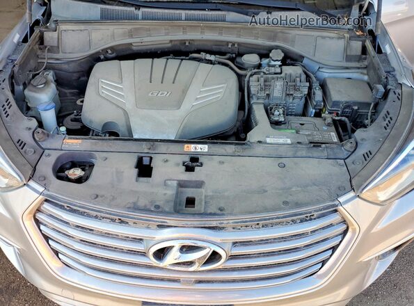 KM8SRDHF0HU180191 2017 HYUNDAI SANTA Gray 