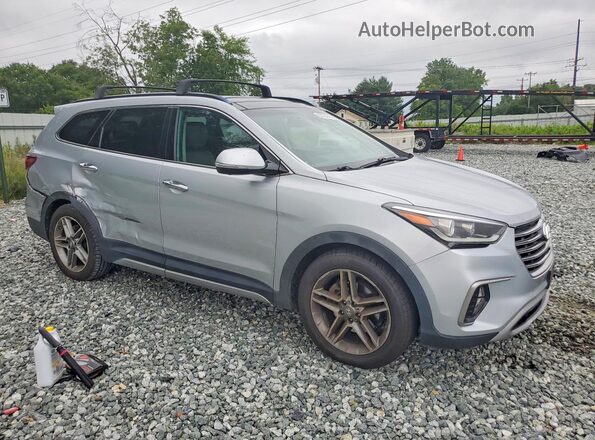 KM8SRDHF0HU187237 2017 HYUNDAI SANTA Silver Delantero derecho