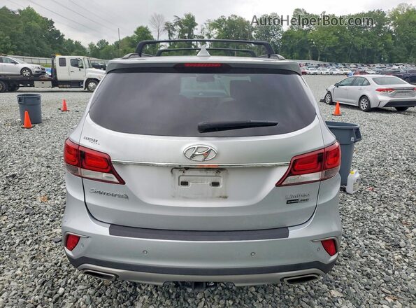 KM8SRDHF0HU187237 2017 HYUNDAI SANTA Silver Vista trasera
