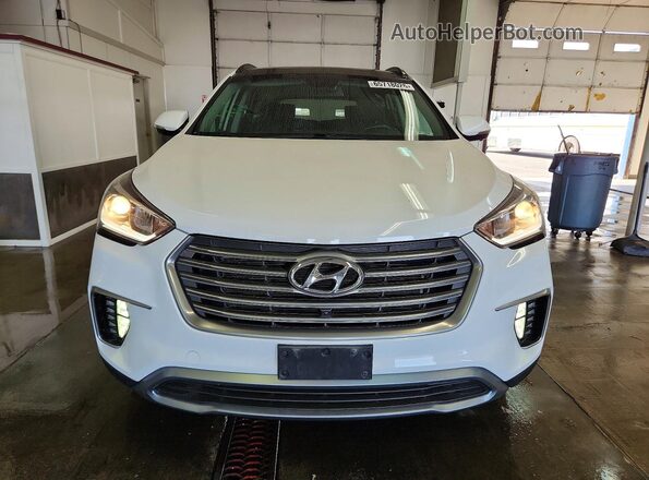 KM8SRDHF0HU196262 2017 HYUNDAI SANTA White Vista frontal