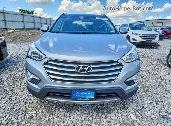 KM8SRDHF1GU139423 2016 HYUNDAI SANTA Серебряный Вид спереди