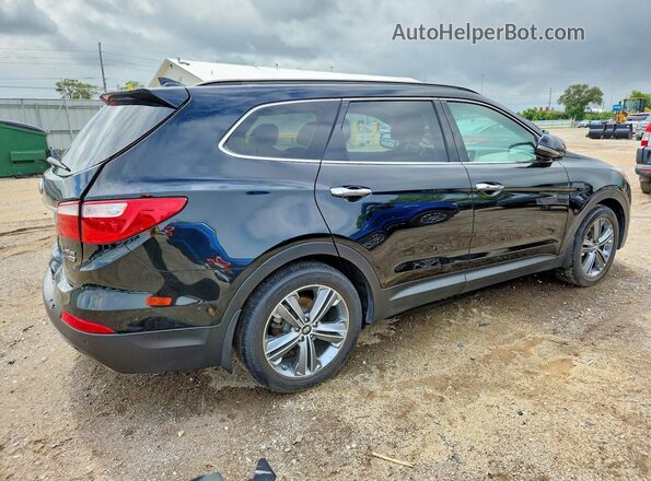 KM8SRDHF1GU142452 2016 HYUNDAI SANTA Black Tył prawy