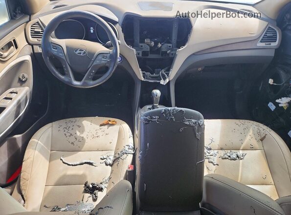 KM8SRDHF1KU308445 2019 HYUNDAI SANTA Black Widok deski rozdzielczej